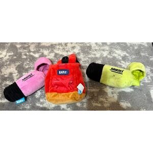 Barkbox Bark to School Barkpack & Two Shar Pei Hi Bites Dog Toys